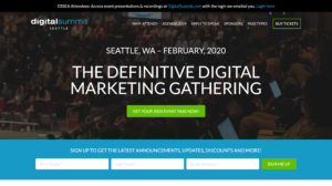 Digital Summit Website Screenshot